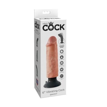 King Cock 6 Vibrador